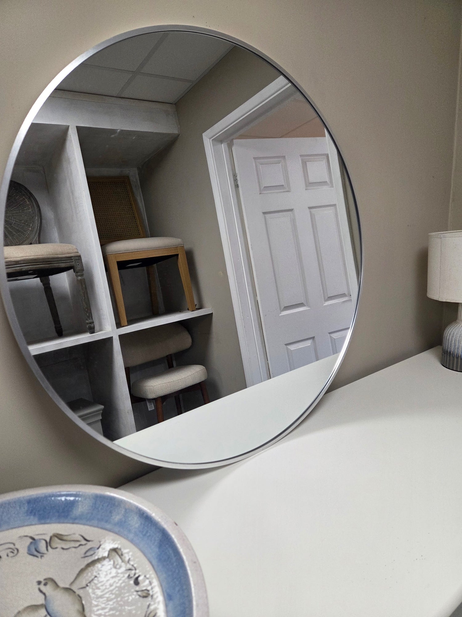 Metal Circle Wall Mirror