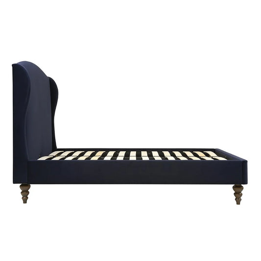 Ascott Midnight Velvet Kingsize Upholstered Bed