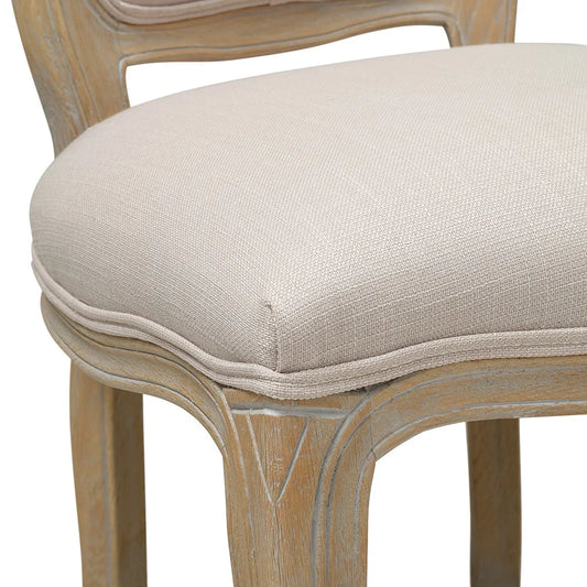 Camille Limewash Oak Dining Chair - Set of 4