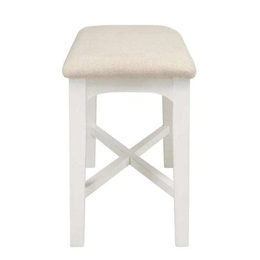 Fairford Warm White Dressing Table Stool