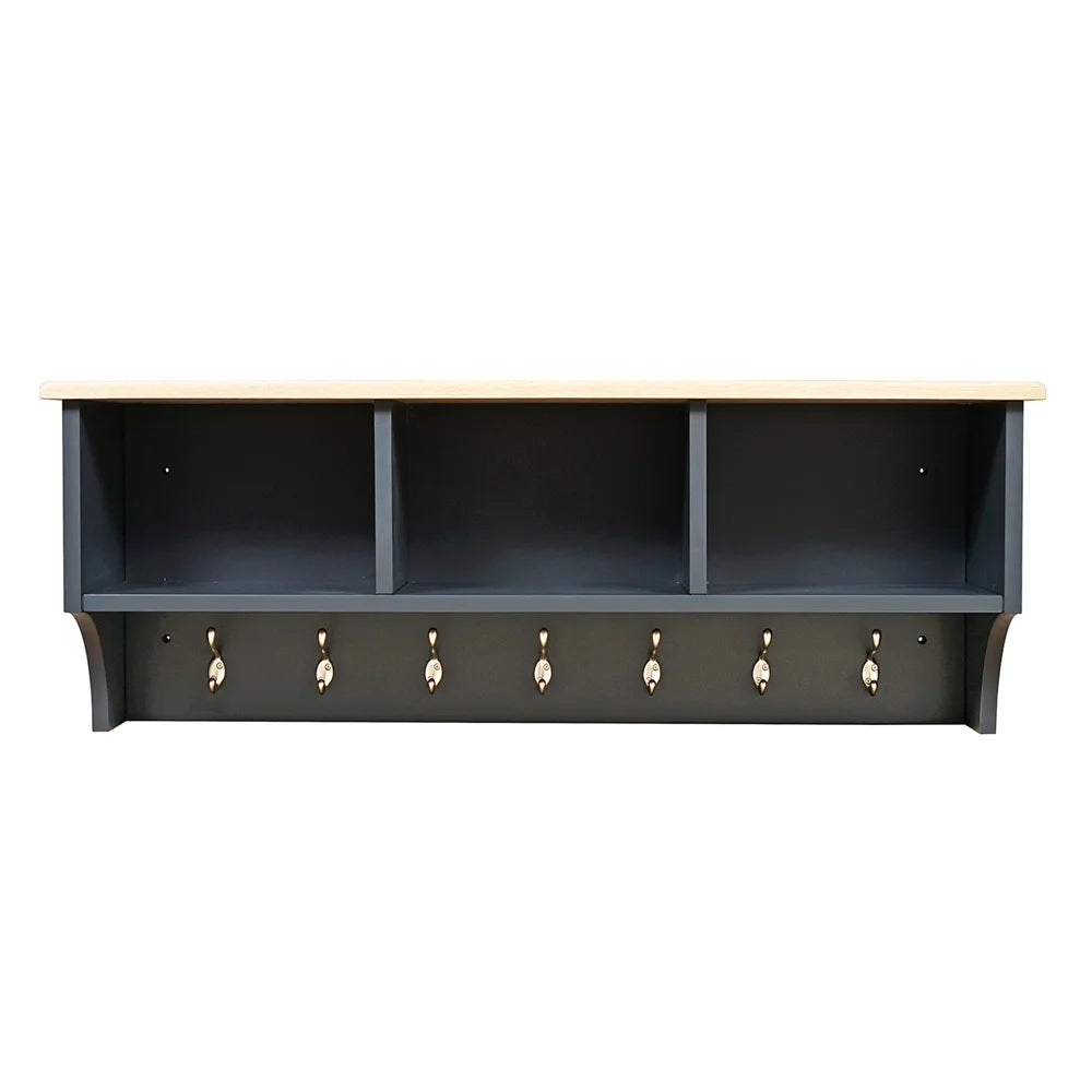 Chester Charcoal Storage Shelf and Hooks