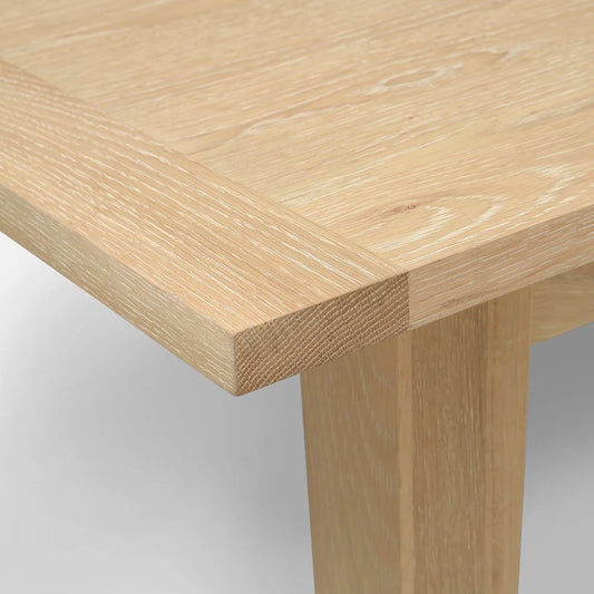Inglesham Whitewash Oak 8-12 Seater Extending Dining Table