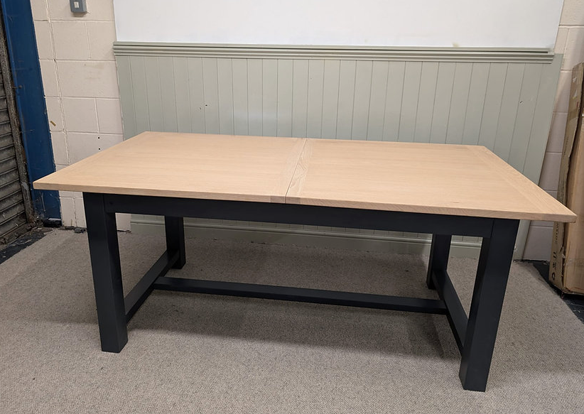 Chester Charcoal 6-10 Seater Extending Dining Table