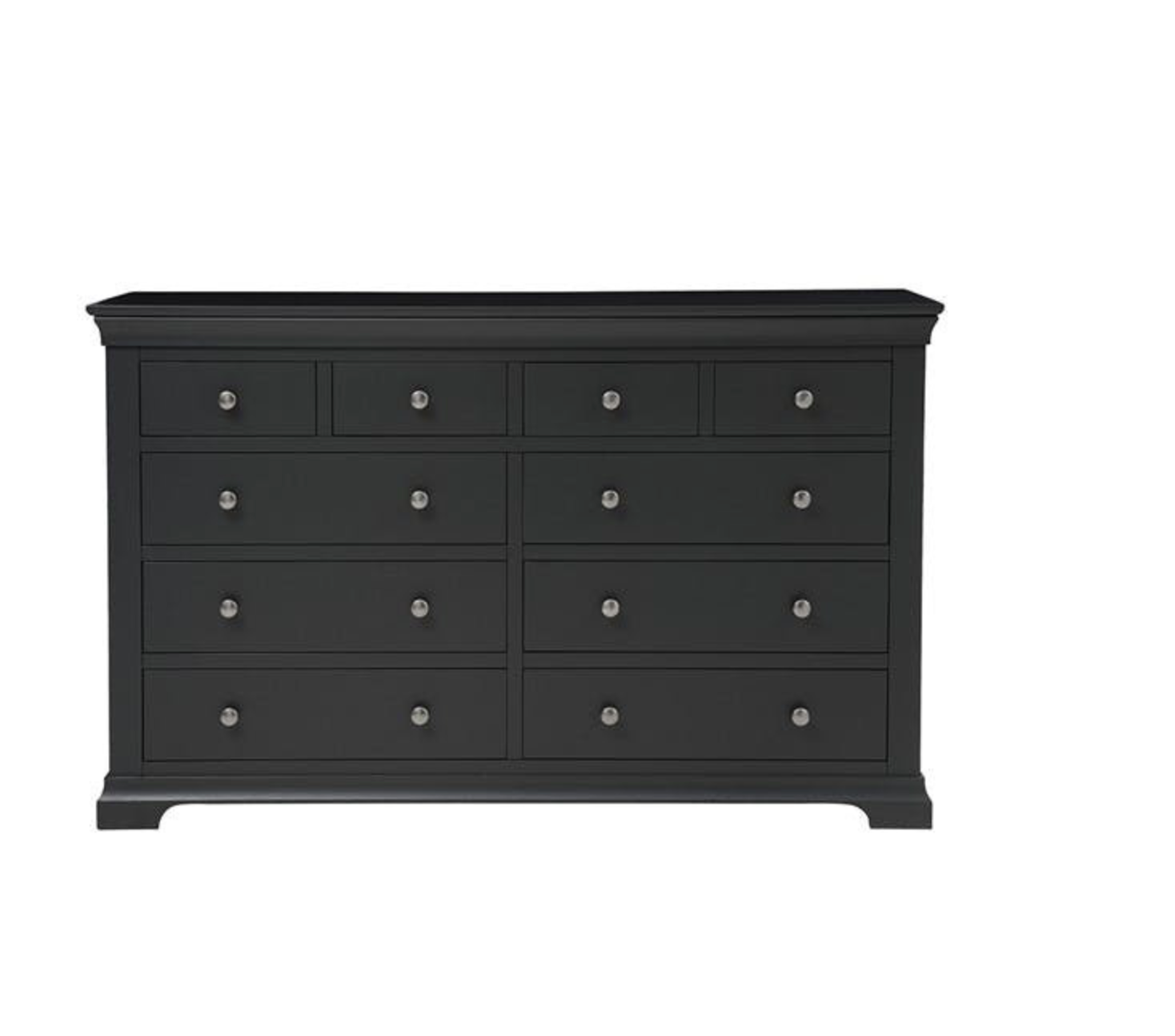 Chantilly Dusky Black 10 Drawer Chest