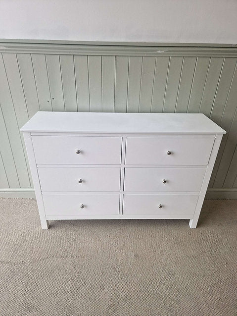 Simply Cotswold Pure White 6 Drawer Chest