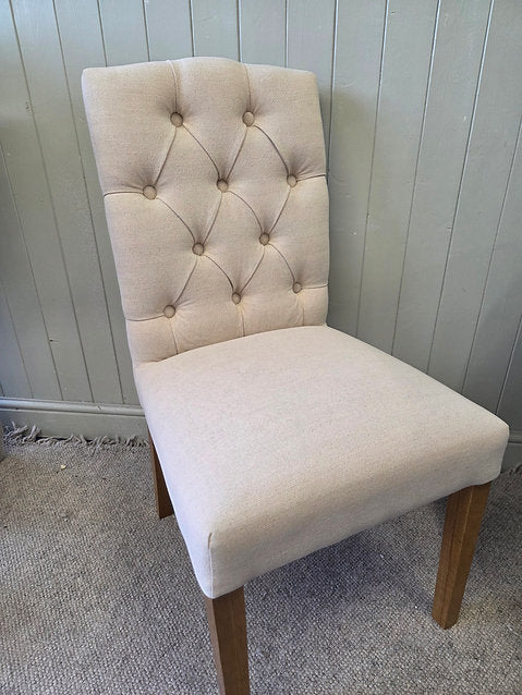 Holly Dining Chair- Natural Linen