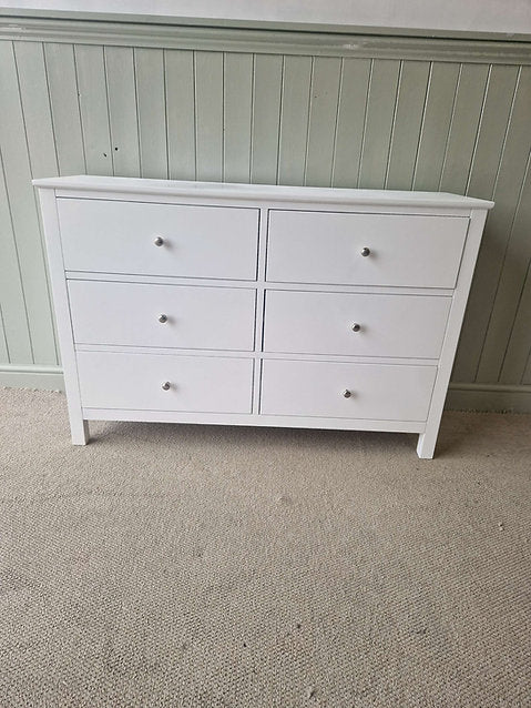 Simply Cotswold Pure White 6 Drawer Chest