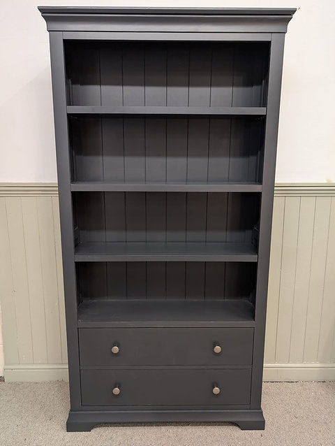 Chantilly Dusky Black Large Bookcase