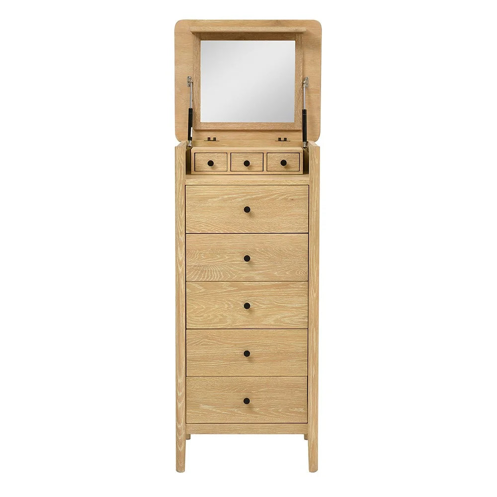 Berkeley Nordic Oak Vanity Tallboy