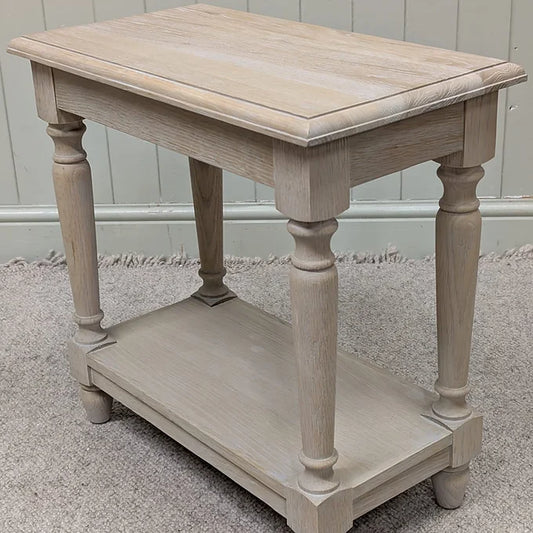 Camille Limewash Oak Sofa Table