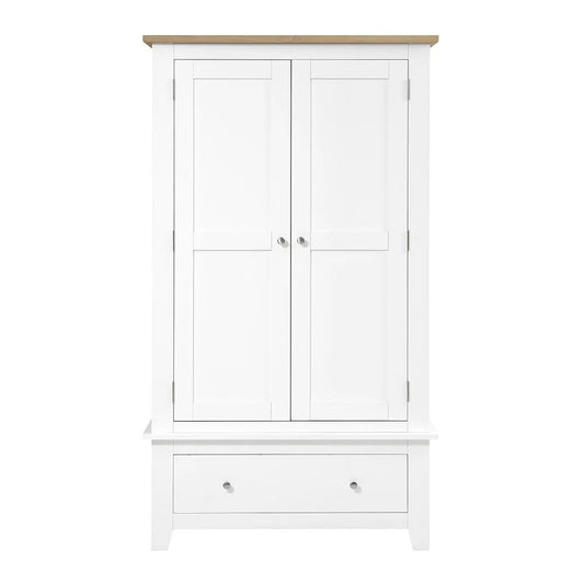 Chester Pure White Double Wardrobe
