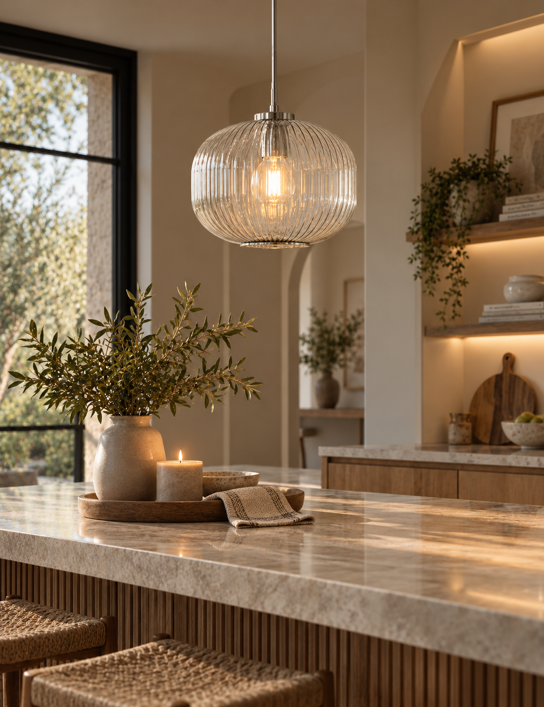 Amelia Pendant Light - Champagne