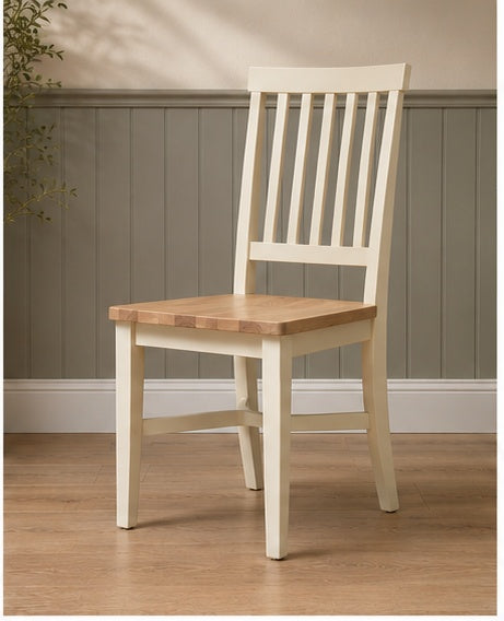 Chester Classic Cream Wooden Seat Dining Chair