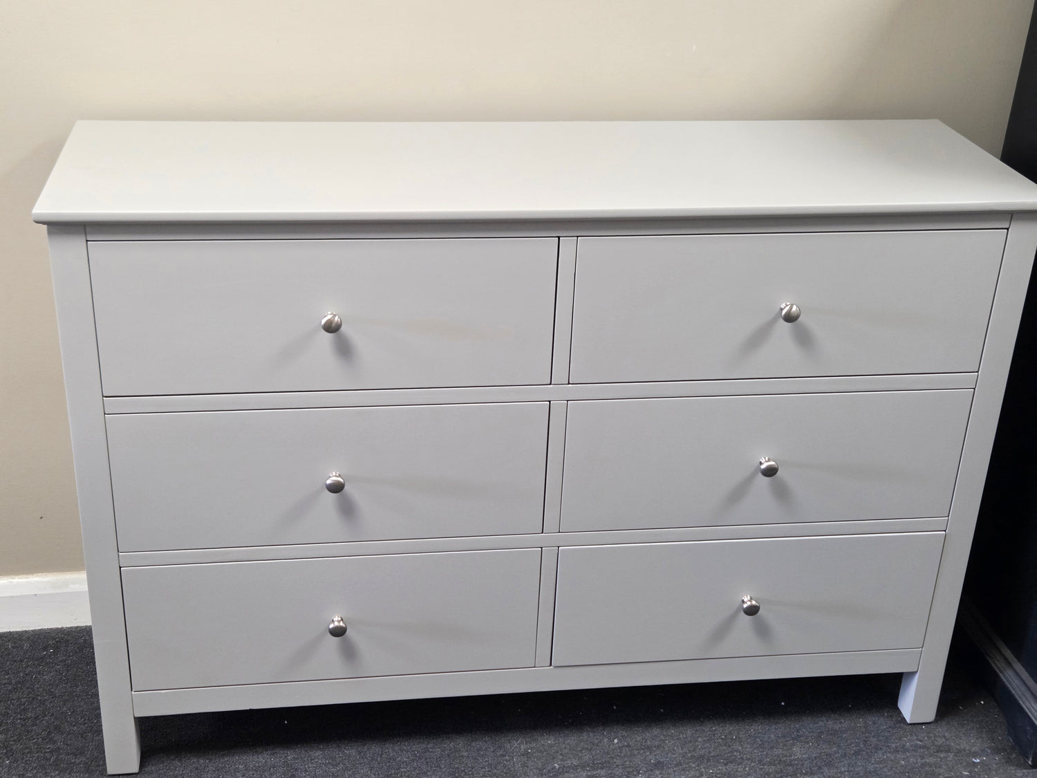 Simply Cotswold Pebble Grey 6 Drawer Chest