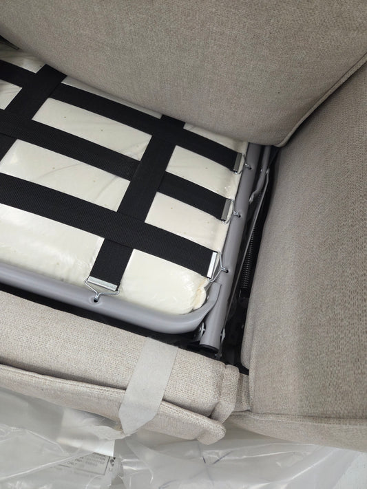 Hurley - Sofa Bed Large 2 Seater - Natural - Aquaclean Oxford