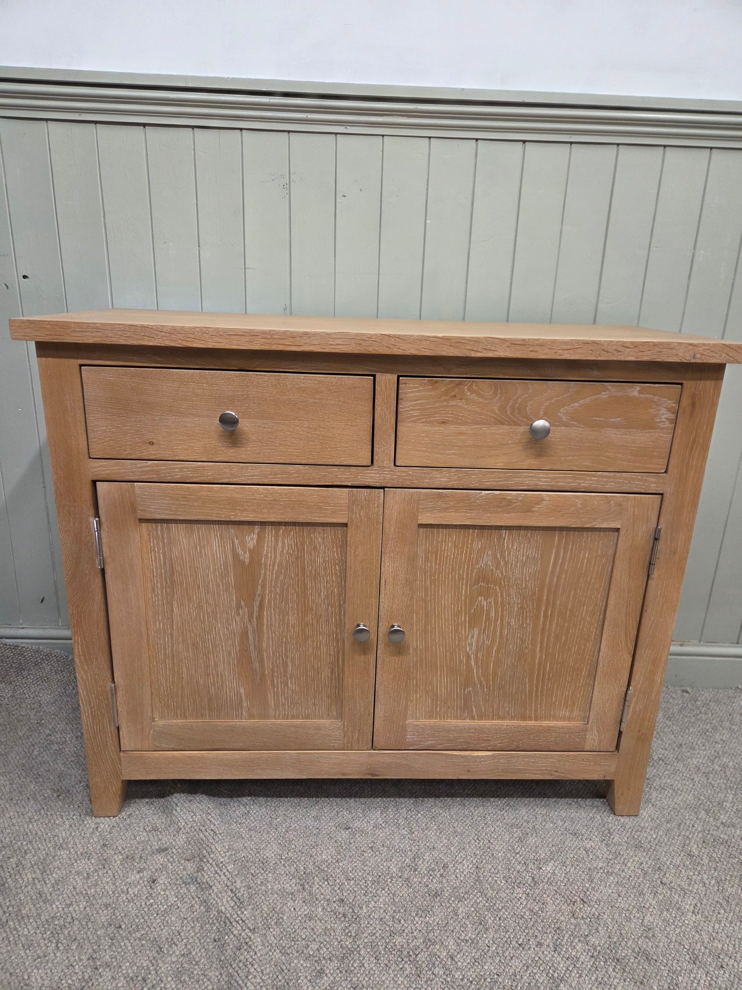 Inglesham Whitewash Oak Small Sideboard