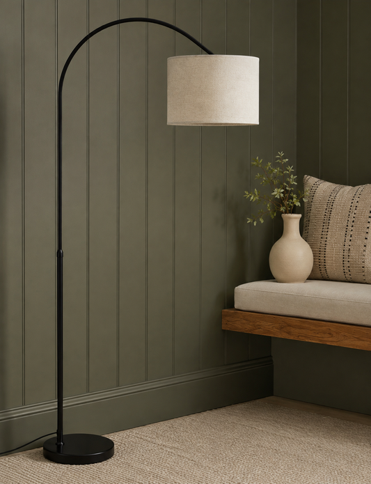 Overreach Marble Base Floor Lamp