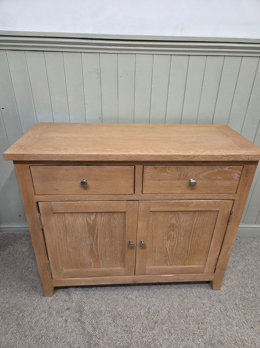 Inglesham Whitewash Oak Small Sideboard