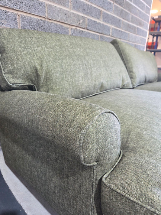 Stewart 4 Seater Sofa -Sage - Aquaclean Oxford