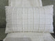 Check Hand Woven Cushion - Ivory