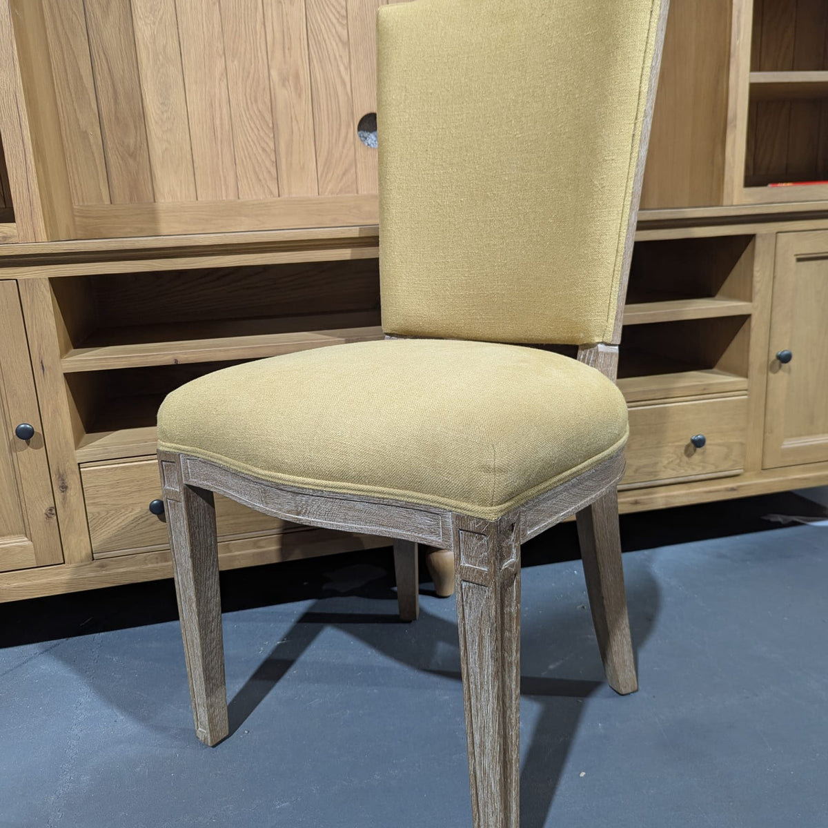 Camaret Linen Dining Chair - Dijon