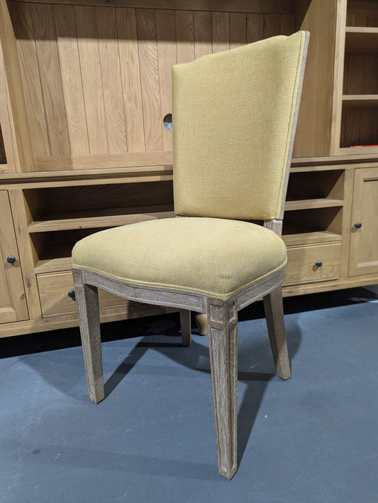 Camaret Linen Dining Chair - Dijon