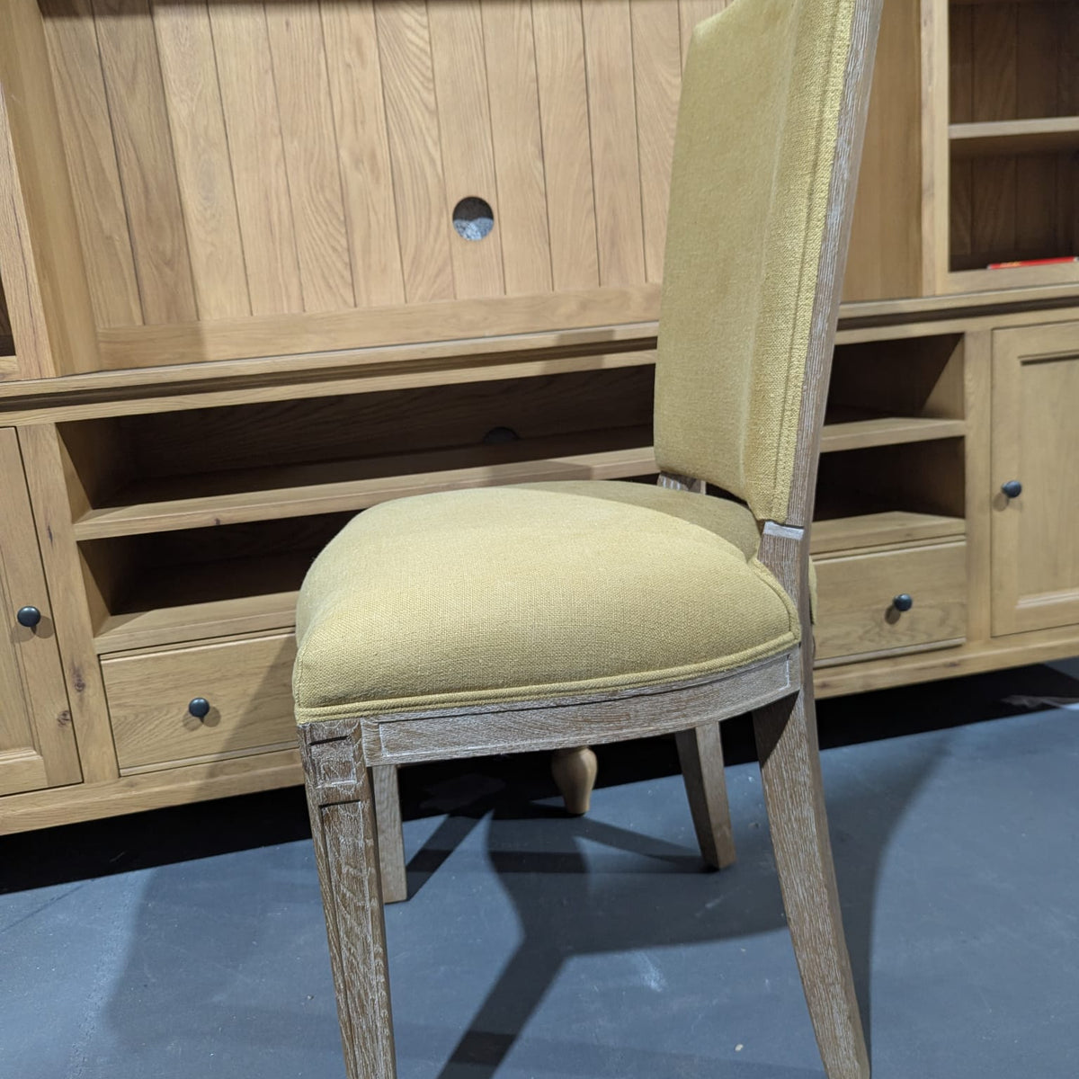 Camaret Linen Dining Chair - Dijon