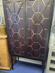 Reeno Fretwork 2 Door Bar Cabinet