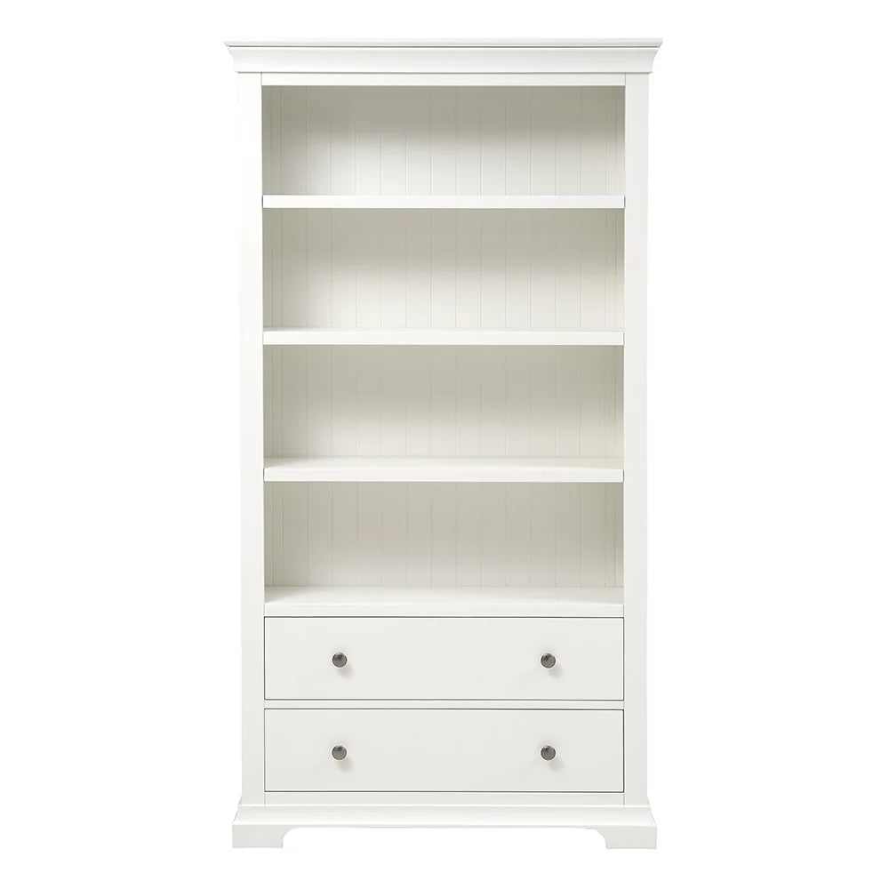Chantilly Warm White Large Bookcase