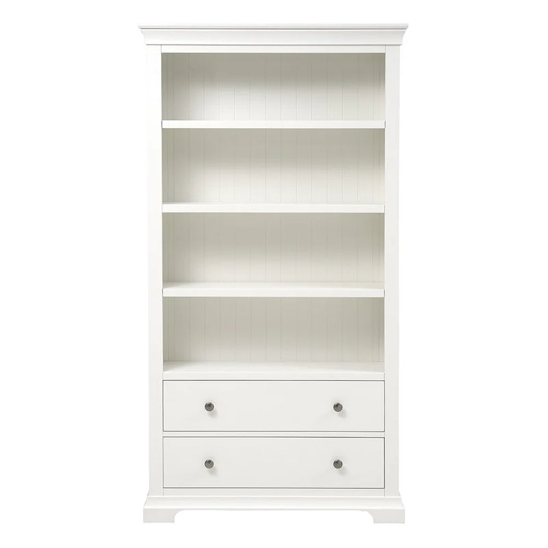 Chantilly Warm White Large Bookcase