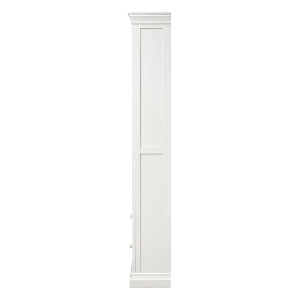 Chantilly Warm White Large Bookcase