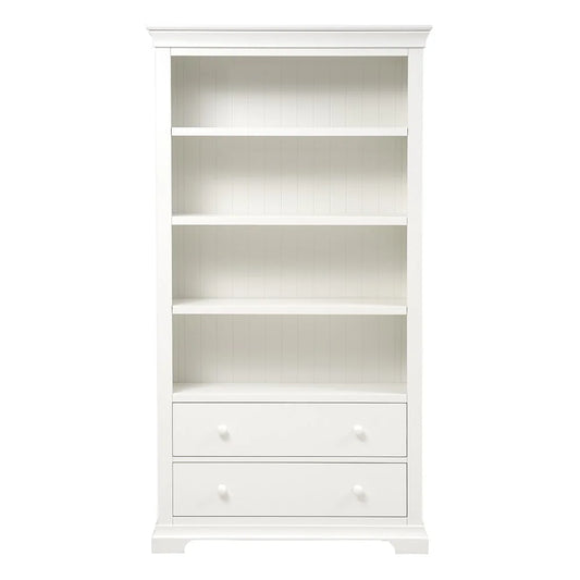 Chantilly Warm White Large Bookcase