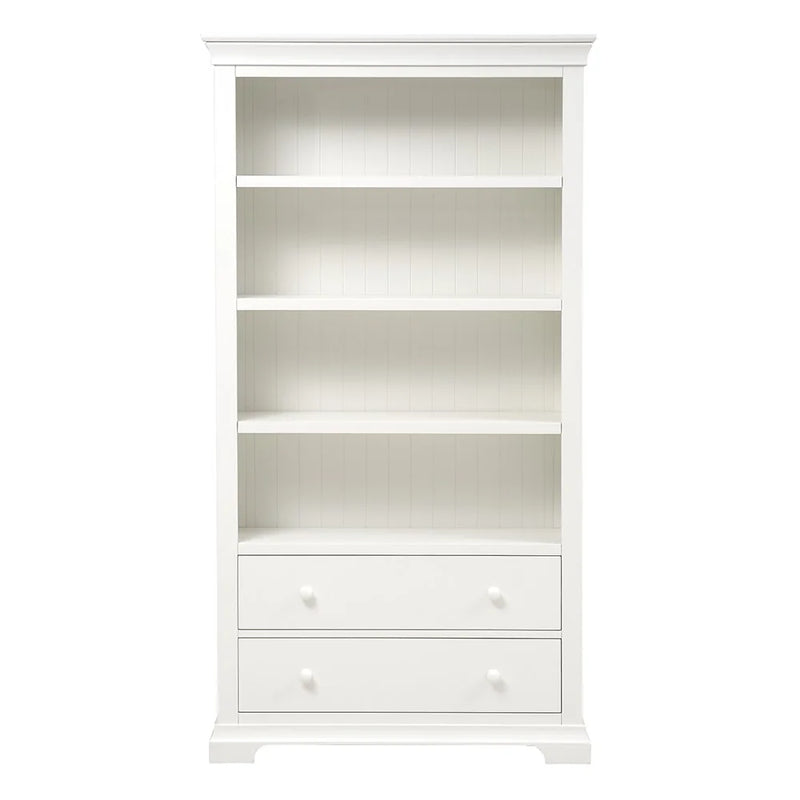Chantilly Warm White Large Bookcase