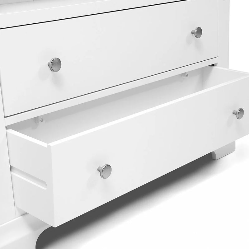 Chantilly Warm White Large Bookcase