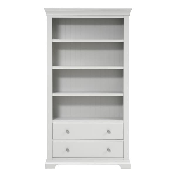 Chantilly Pebble Grey Large Bookcase