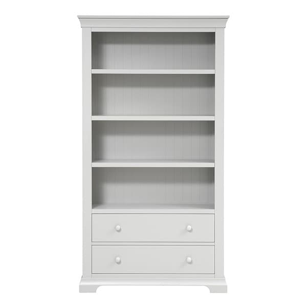 Chantilly Pebble Grey Large Bookcase