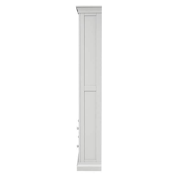 Chantilly Pebble Grey Large Bookcase