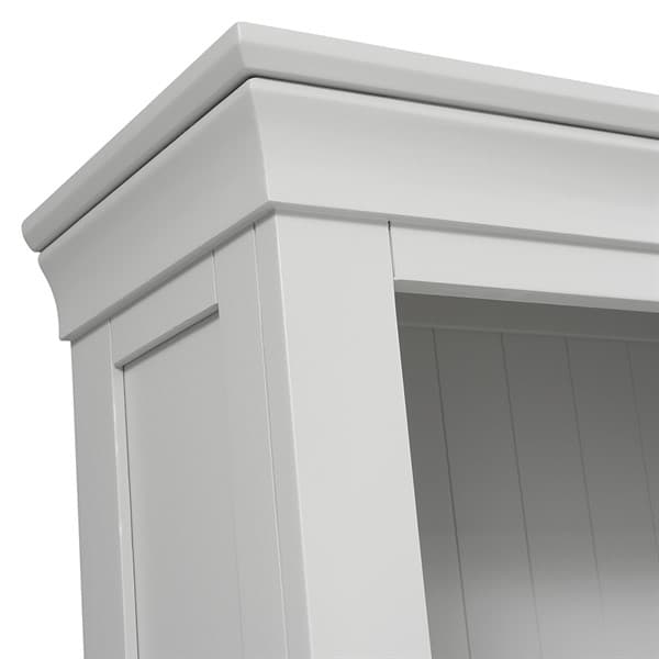 Chantilly Pebble Grey Large Bookcase