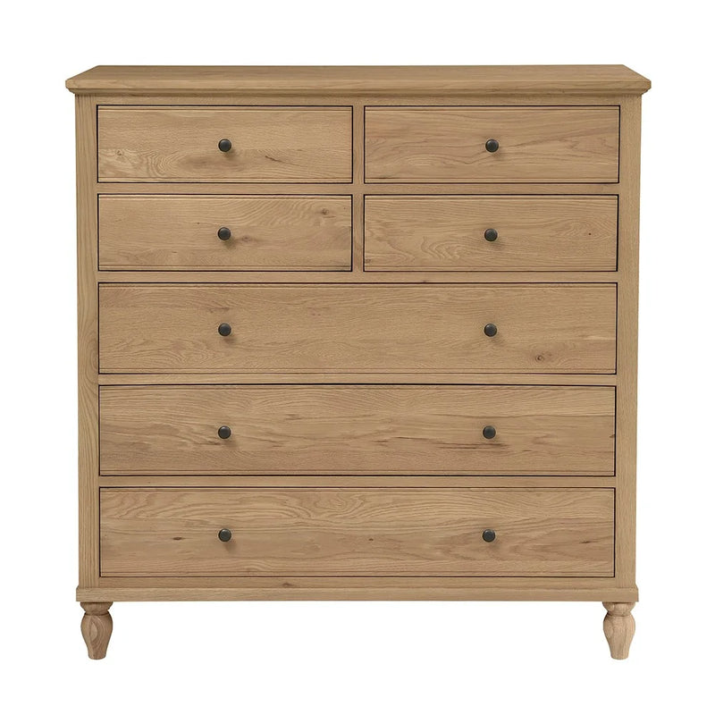 Elkstone Mellow Oak 7 Drawer Chest