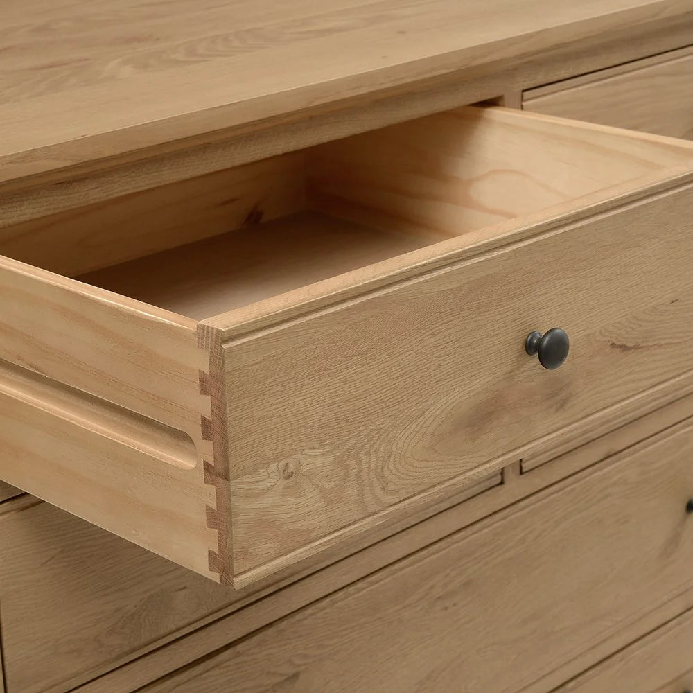 Elkstone Mellow Oak 7 Drawer Chest