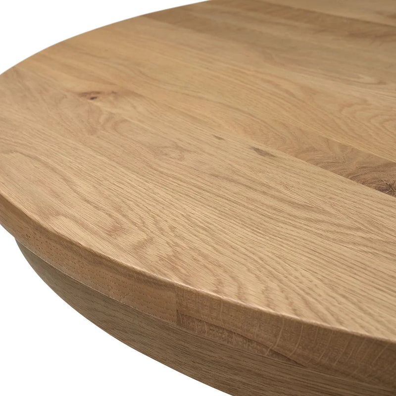 Elkstone Mellow Oak 4 - 6 Seater Round Extending Dining Table