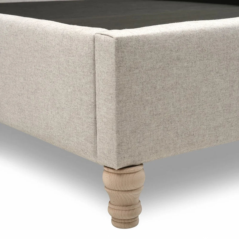 Evesham Natural Tweed Super King Size Bed