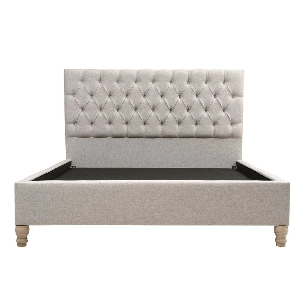 Evesham Natural Tweed Super King Size Bed
