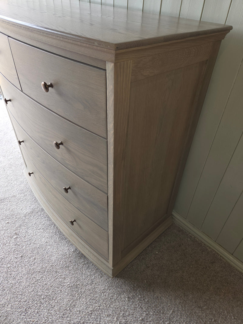 Winchcombe Smoked Oak 5 Drawer Chest