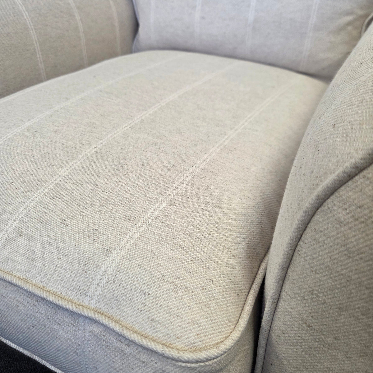 Osbourne Armchair - Natural - Compton Stripe
