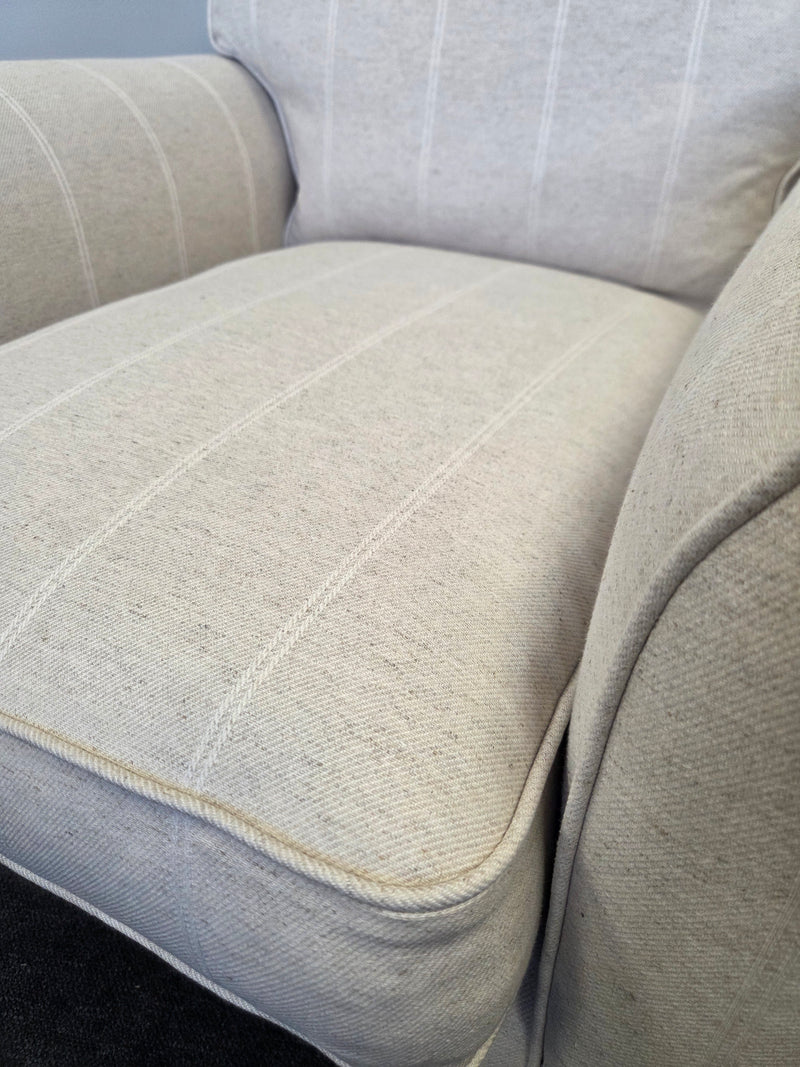 Osbourne Armchair - Natural - Compton Stripe