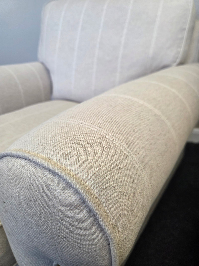 Osbourne Armchair - Natural - Compton Stripe