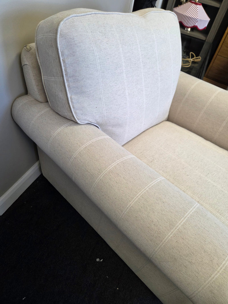 Osbourne Armchair - Natural - Compton Stripe