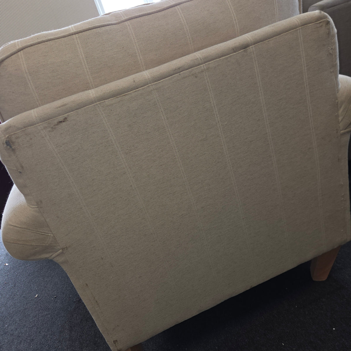 Osbourne Armchair - Natural Compton Stripe