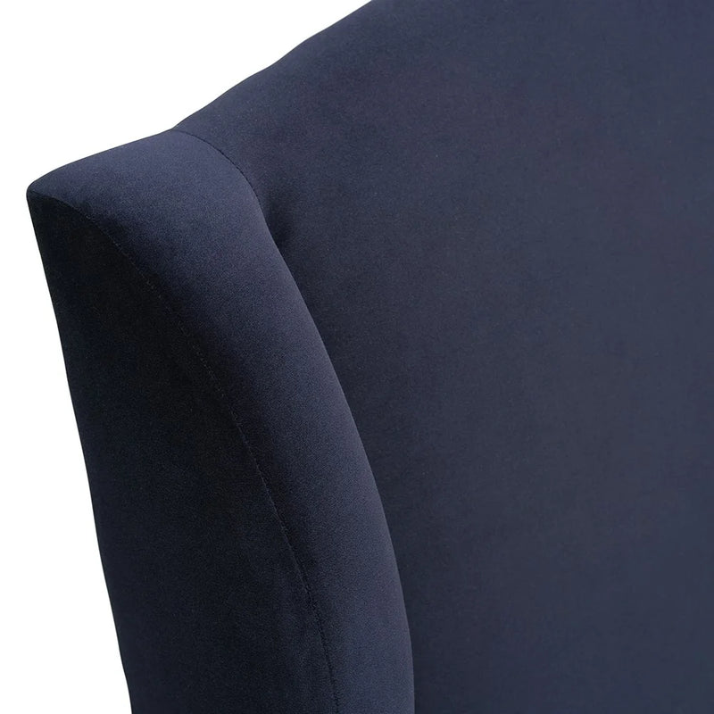 Ascott Midnight Velvet Kingsize Upholstered Bed